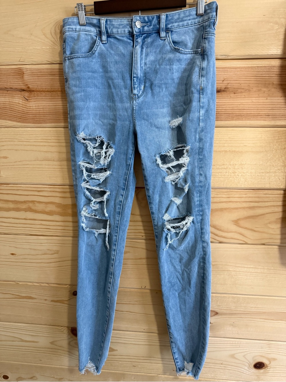 American Eagle highest rise Jeggings 10Long
